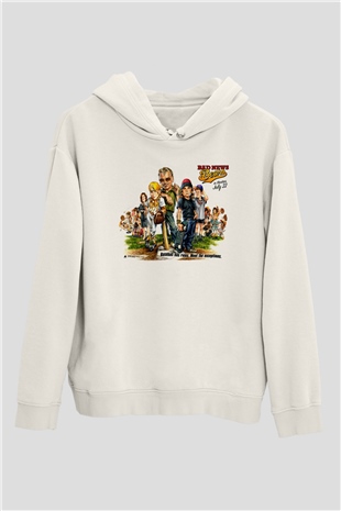 Bad News Bears Beyaz Unisex Hoodie