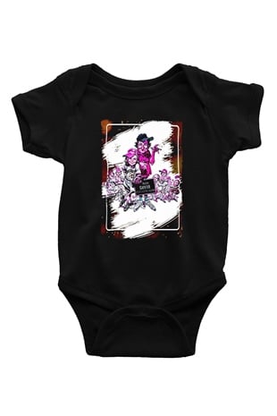 Bad News Bears Siyah Bebek Body - Zıbın