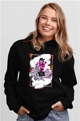 Bad News Bears Siyah Unisex Hoodie