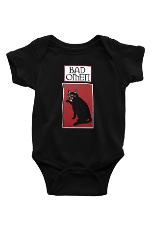 Bad Omens Baskılı Unisex Siyah Bebek Body - Zıbın