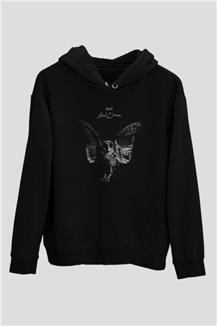 Bad Omens Baskılı Unisex Siyah Kapüşonlu Sweatshirt