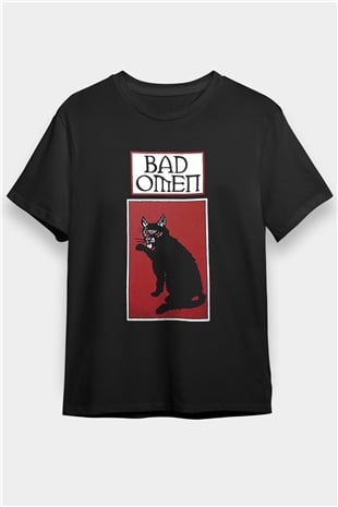 Bad Omens Baskılı Unisex Siyah Tişört - Tshirt