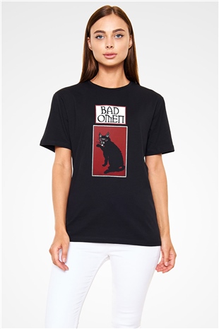 Bad Omens Baskılı Unisex Siyah Tişört - Tshirt