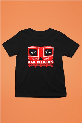 Bad Religion Baskılı Siyah Unisex Çocuk Tişört