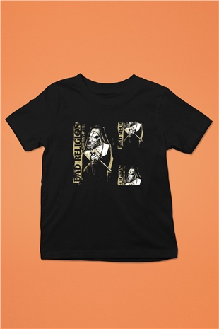 Bad Religion Baskılı Siyah Unisex Çocuk Tişört