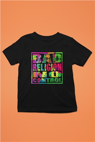 Bad Religion Baskılı Siyah Unisex Çocuk Tişört