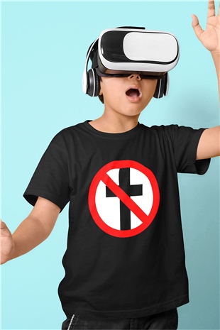 Bad Religion Baskılı Siyah Unisex Çocuk Tişört