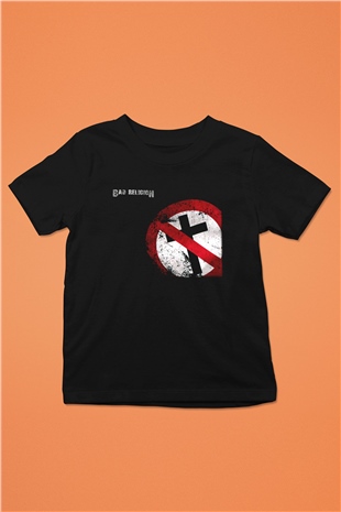 Bad Religion Baskılı Siyah Unisex Çocuk Tişört
