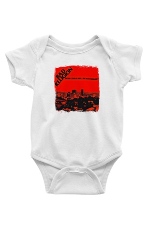 Bad Religion Baskılı Unisex Beyaz Bebek Body - Zıbın