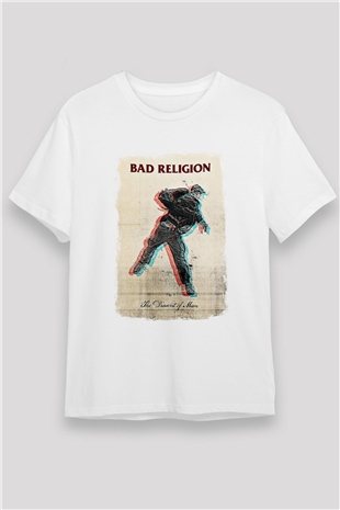 Bad Religion Baskılı Unisex Beyaz Tişört