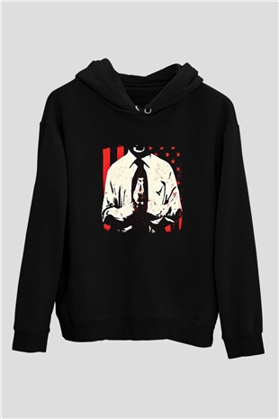 Bad Religion Baskılı Unisex Siyah Hoodie