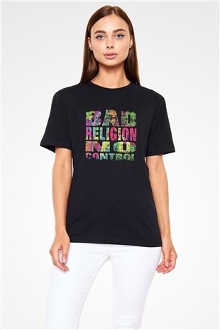 Bad Religion Baskılı Unisex Siyah Tişört