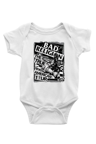 Bad Religion Beyaz Bebek Body - Zıbın
