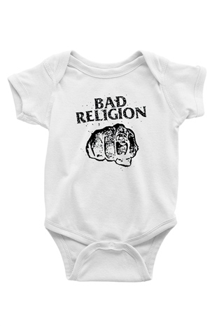 Bad Religion Beyaz Bebek Body - Zıbın