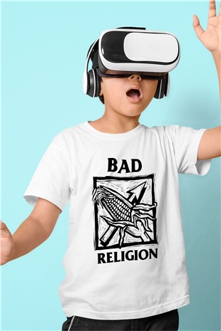 Bad Religion Beyaz Unisex Çocuk Tişört