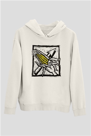 Bad Religion Beyaz Unisex Kapüşonlu Sweatshirt