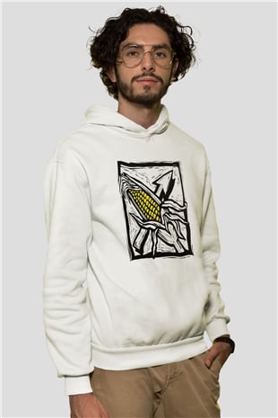 Bad Religion Beyaz Unisex Kapüşonlu Sweatshirt
