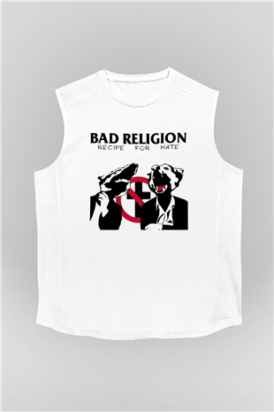 Bad Religion Beyaz Unisex Kolsuz Tişört