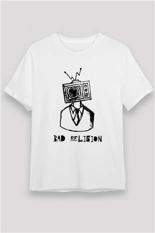 Bad Religion Beyaz Unisex Tişört T-Shirt - TişörtFabrikası