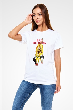 Bad Religion Beyaz Unisex Tişört T-Shirt - TişörtFabrikası