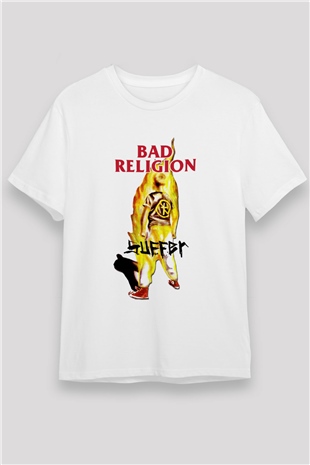 Bad Religion Beyaz Unisex Tişört T-Shirt - TişörtFabrikası