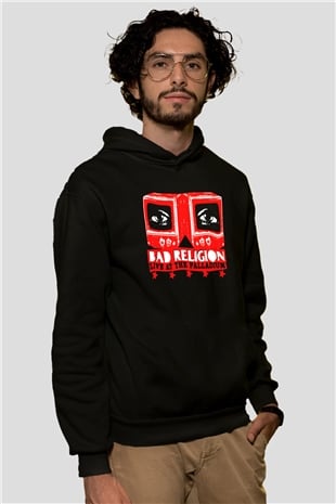 Bad Religion Siyah Unisex Hoodie