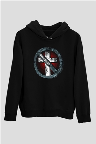 Bad Religion Siyah Unisex Kapüşonlu Sweatshirt