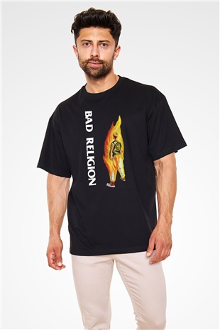 Bad Religion Siyah Unisex Oversize Tişört T-Shirt