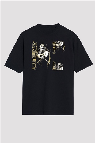 Bad Religion Siyah Unisex Oversize Tişört T-Shirt