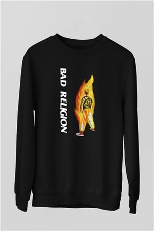 Bad Religion Siyah Unisex Sweatshirt