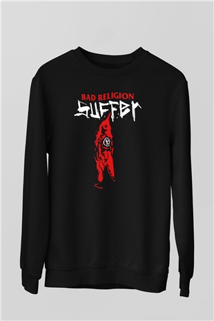 Bad Religion Siyah Unisex Sweatshirt