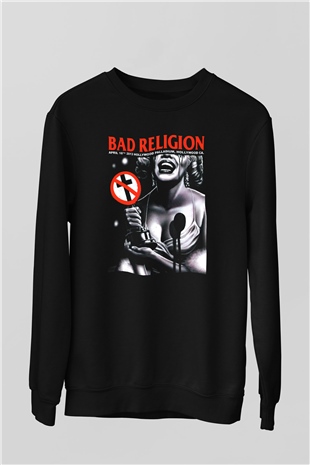 Bad Religion Siyah Unisex Sweatshirt