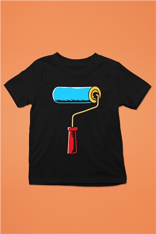 Badanacı Siyah Unisex Çocuk Tişört