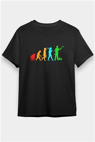 Badanacı Siyah Unisex Tişört T-Shirt - TişörtFabrikası