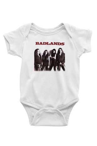 Badlands Baskılı Beyaz Unisex Bebek Body - Zıbın