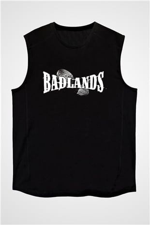 Badlands Siyah Unisex Kolsuz Tişört