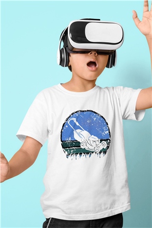 Bahçıvan Beyaz Unisex Çocuk Tişört