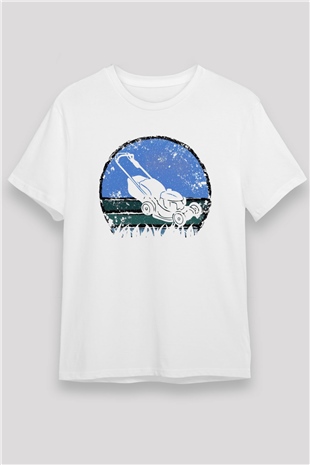 Bahçıvan Beyaz Unisex Tişört T-Shirt - TişörtFabrikası
