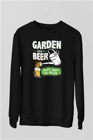 Bahçıvan Siyah Unisex Sweatshirt