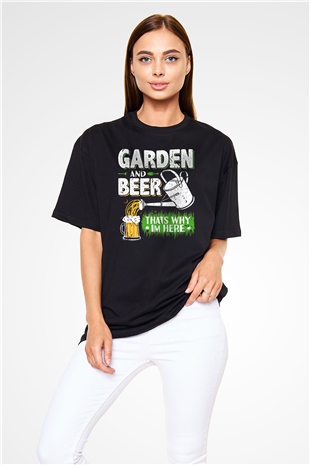 Bahçıvan Siyah Oversize Tişört Oversize T-shirt - TişörtFabrikası