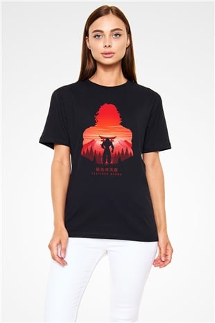 Baki The Grappler Baskılı Unisex Siyah Tişört - Tshirt