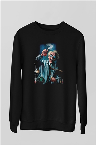 Bakteriyolog Siyah Unisex Sweatshirt