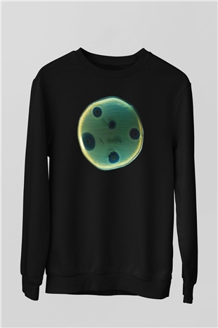 Bakteriyolog Siyah Unisex Sweatshirt
