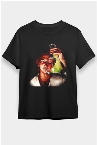 Bakteriyolog Siyah Unisex Tişört T-Shirt - TişörtFabrikası