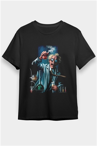 Bakteriyolog Siyah Unisex Tişört T-Shirt - TişörtFabrikası