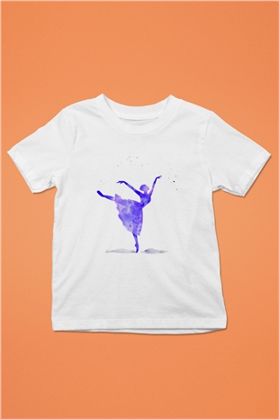 Bale Baskılı Beyaz Unisex Çocuk Tişört
