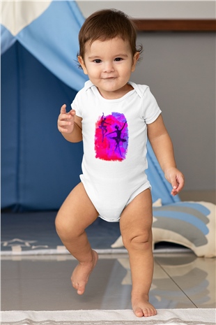 Bale Beyaz Bebek Body - Zıbın