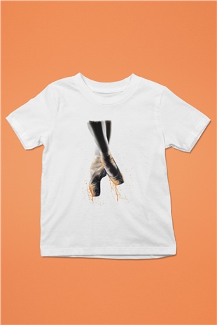 Bale Beyaz Unisex Çocuk Tişört