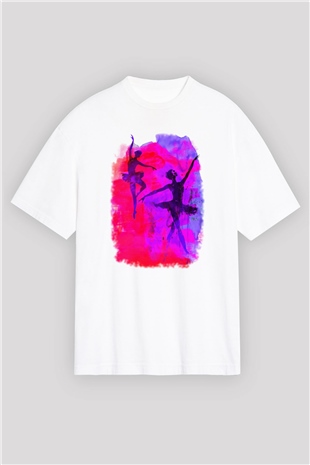 Bale Beyaz Oversize Tişört Oversize T-shirt - TişörtFabrikası