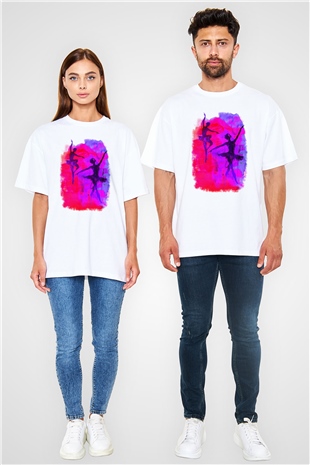 Bale Beyaz Oversize Tişört Oversize T-shirt - TişörtFabrikası